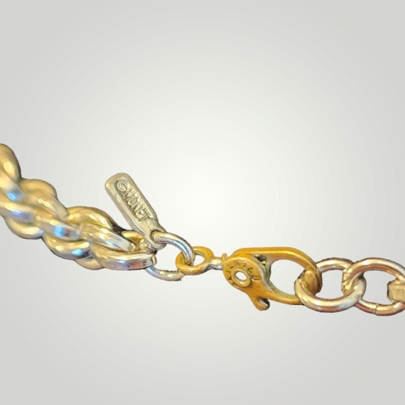 Monet Silvertone Twist Chain - Picture 2 of 4